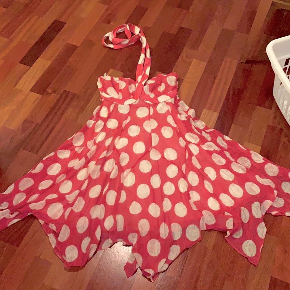 Alexander McQueen Pink polka dot dress